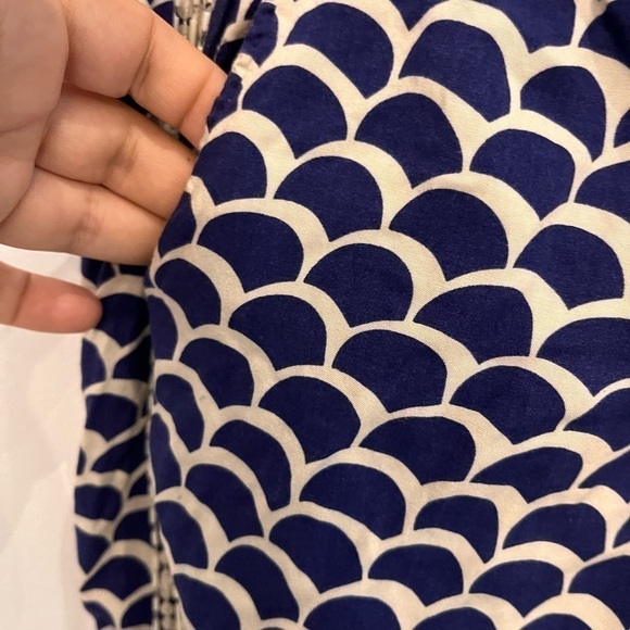 2/40$ Anthropologie mermaid print navy and white size xs - Picture 7 of 13